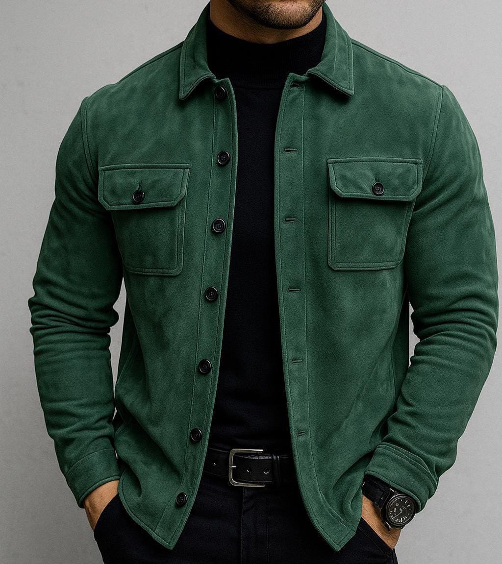 Suede Knit Jacket - Etsy