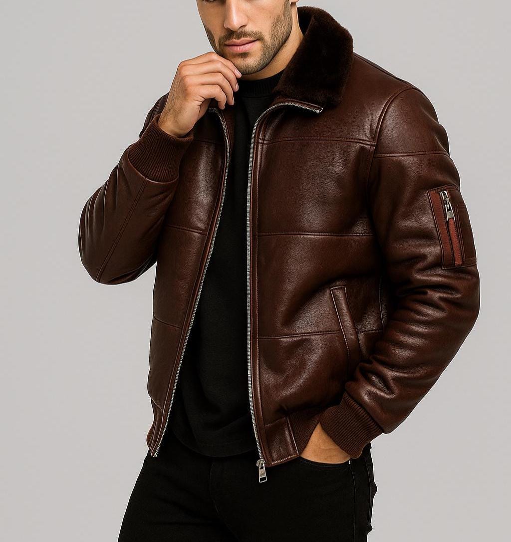 Armani Leather Jacket - Etsy Canada