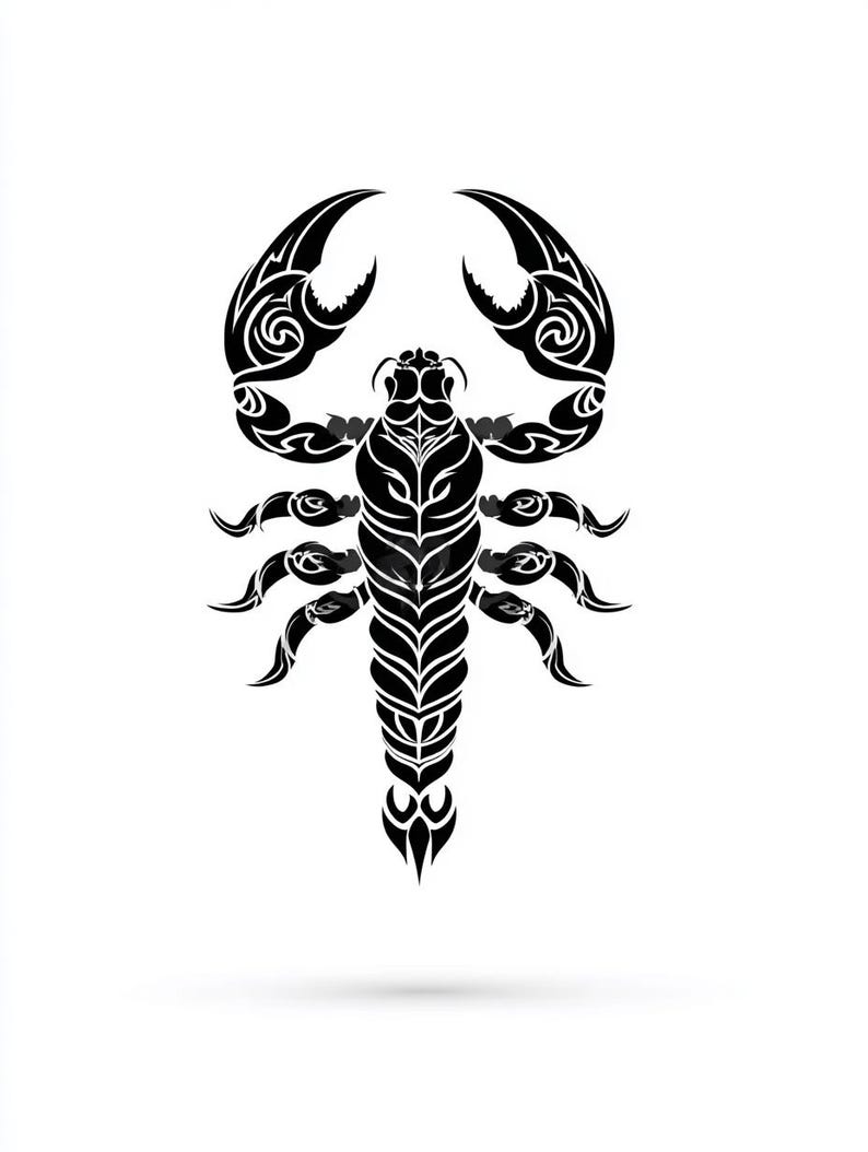 Scorpion Line Art Black and White Bundle 2 28 Digital Ai Line Art PNG ...