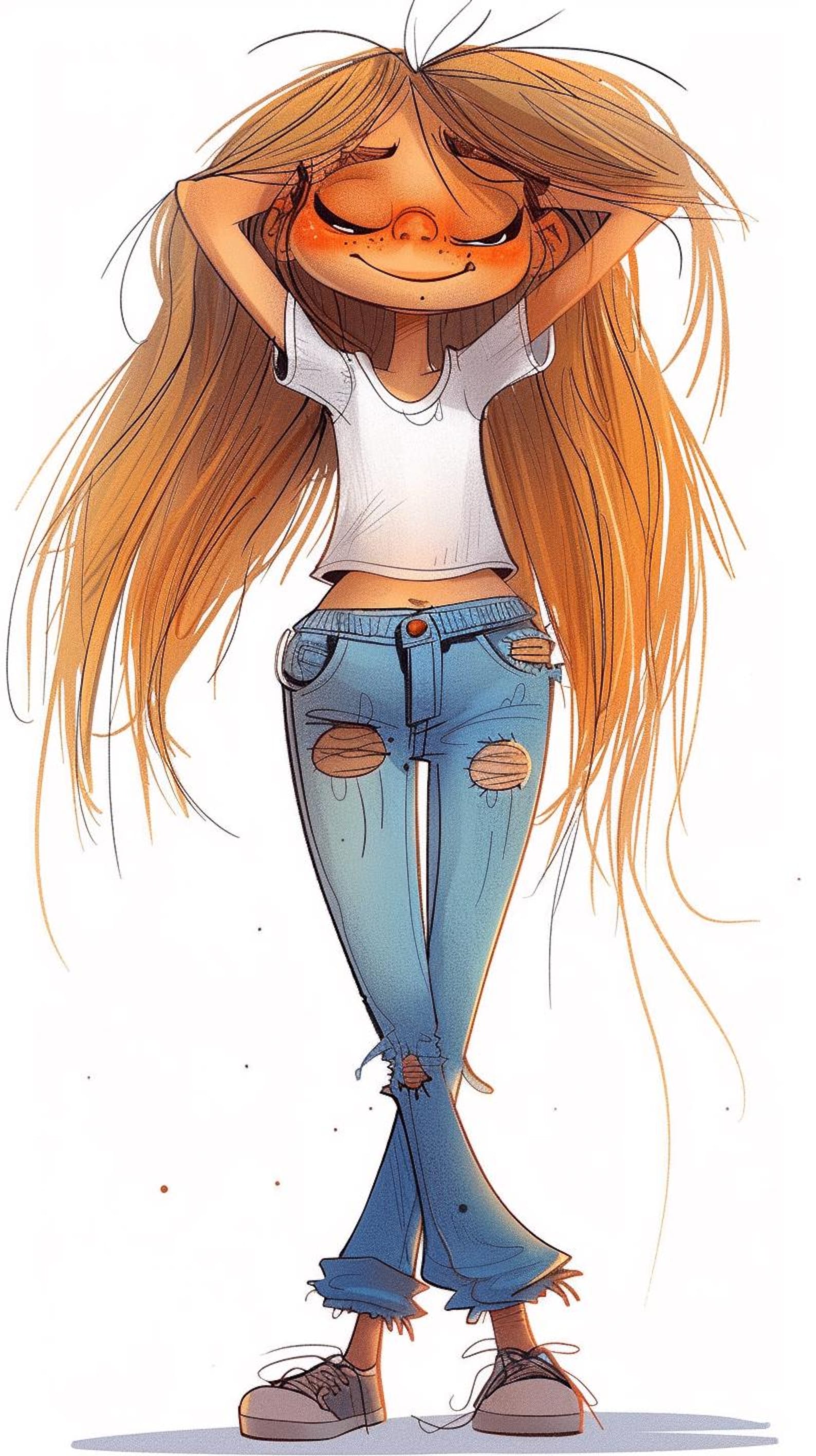 Student Groovy Alice Cartoon Line Art Illustration Color Bundle 2 36 ...