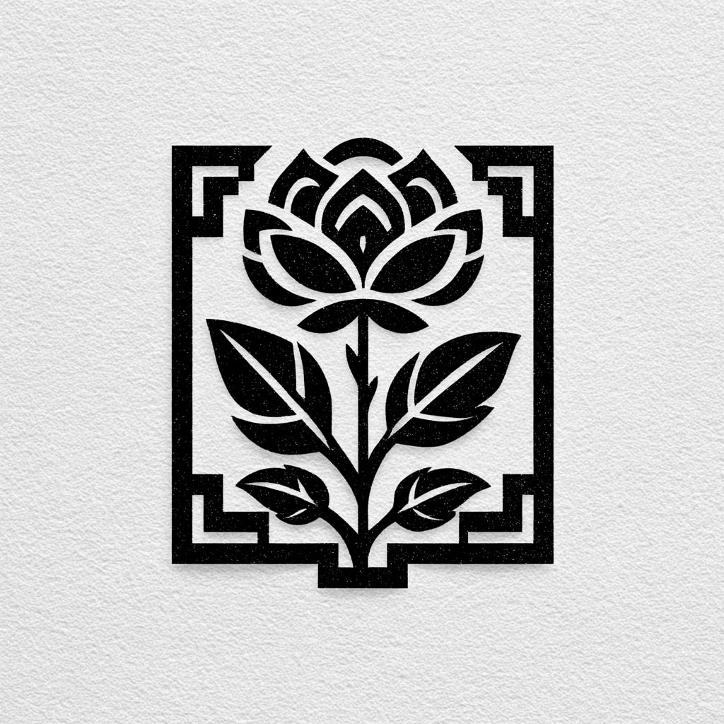 Rose Blossoms Byzantine Style Black/white Line Art Bundle 1 55 Digital ...