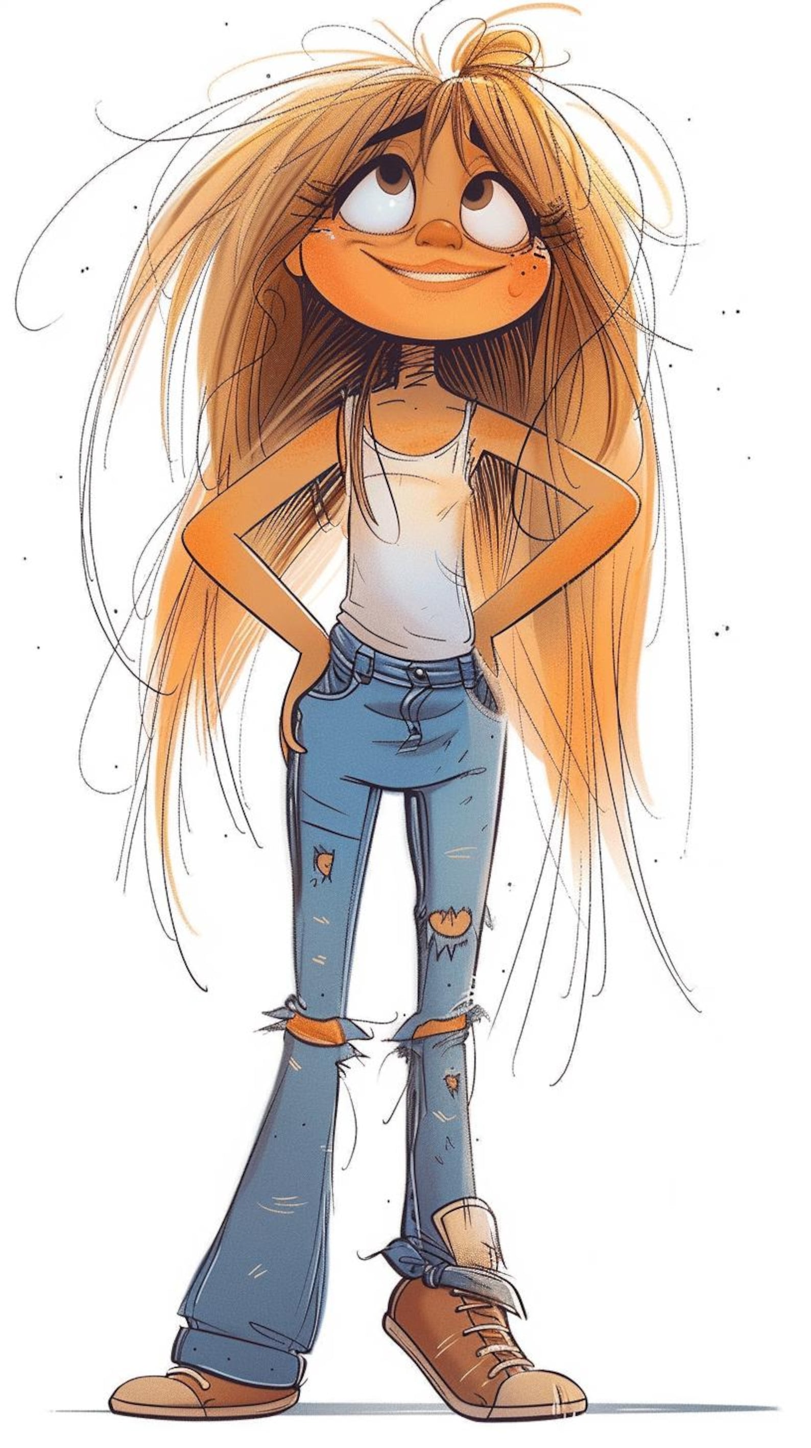 Student Groovy Alice Cartoon Line Art Illustration Color Bundle 2 36 ...