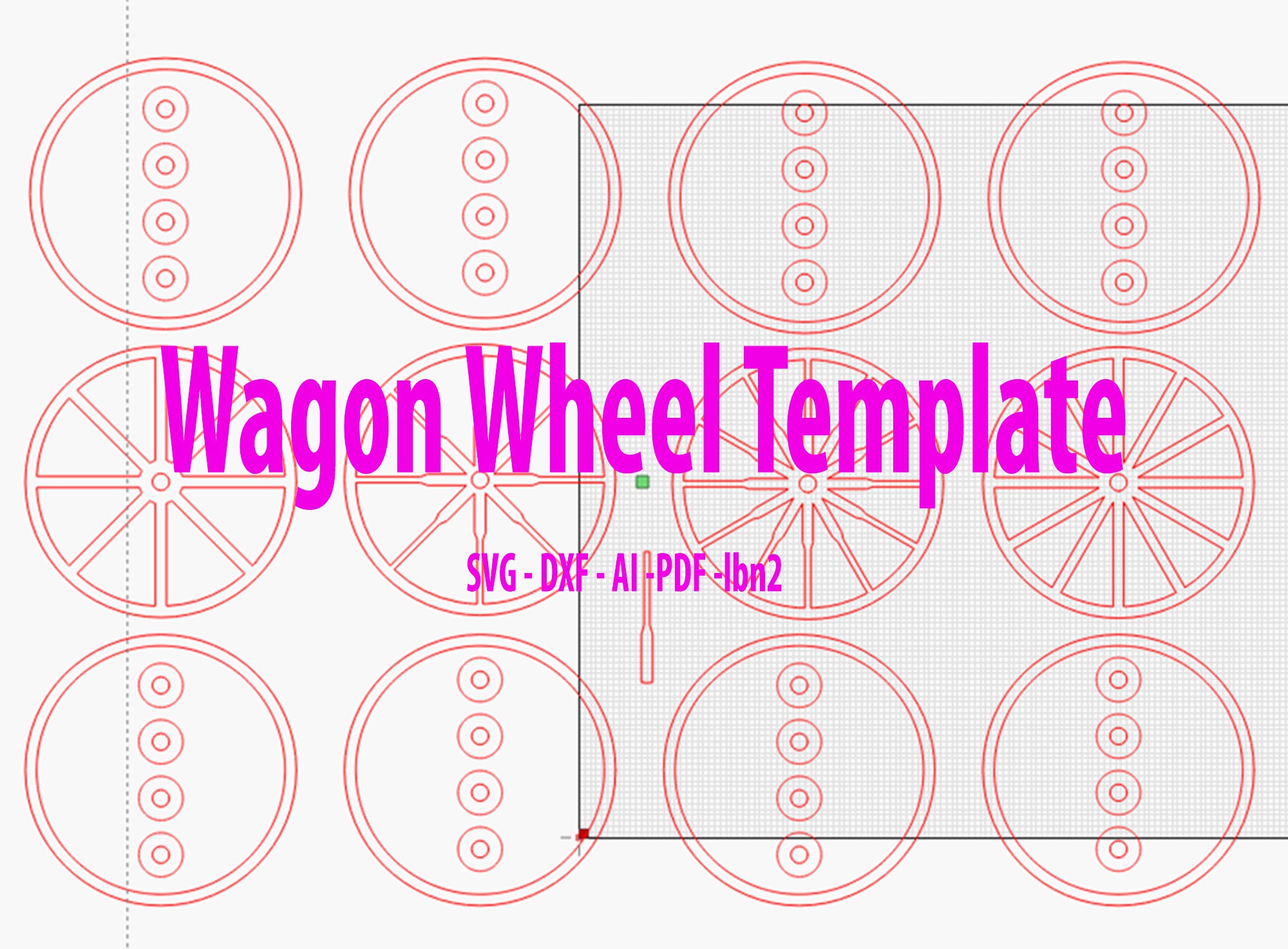 Wagon Wheel Template Etsy Wagon Wheel Template Etsy