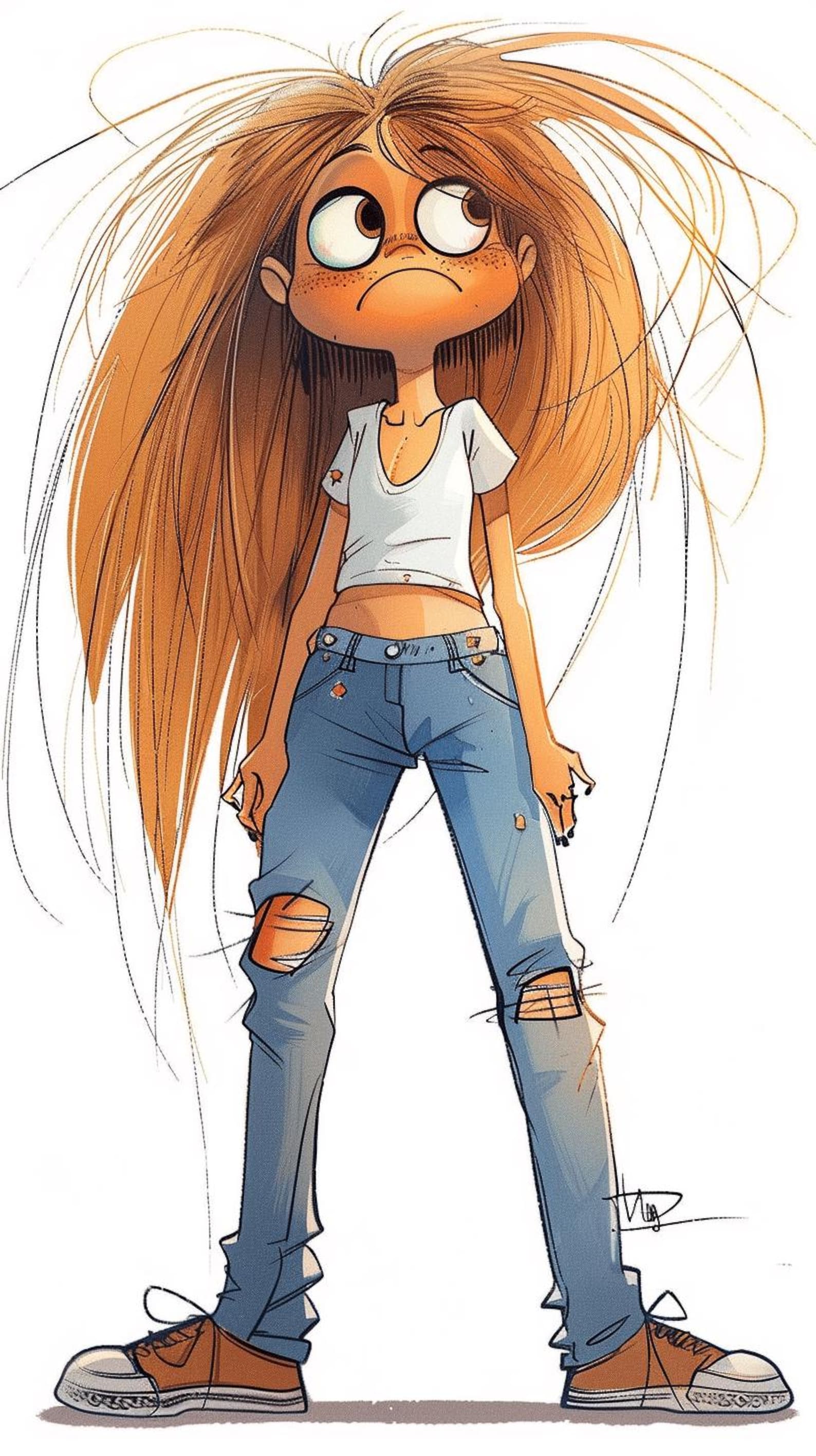 Student Groovy Alice Cartoon Line Art Illustration Color Bundle 2 36 ...