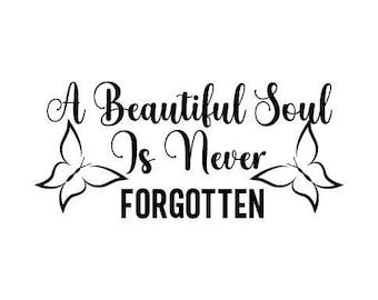In Loving Memory SVG: Butterfly Remembrance Design (Digital Download)