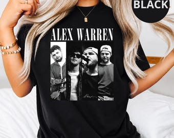 Camiseta de Alex Warren, camiseta vintage de la gira de conciertos, merchandising del álbum Carry You Home, regalo para fans del pop indie retro, camiseta