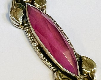 sterling silver handmade monalisa pendant, hallmarked in Edinburgh