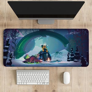 Risk of Rain Mouse Pad: Vibrant Gaming Desk Mat