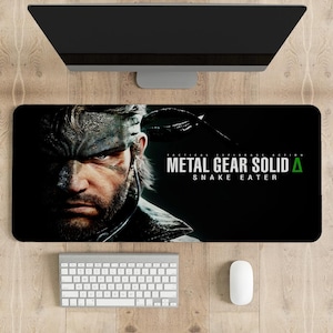 Metal Gear Solid Mouse Pad | Different sizes Personalized Printing | Gaming Mouse Pad | Customized Mouse Pad | Game, Anime, Desk Mat