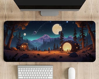 Outer Wilds Mouse Pad: Personalized Gaming Desk Mat