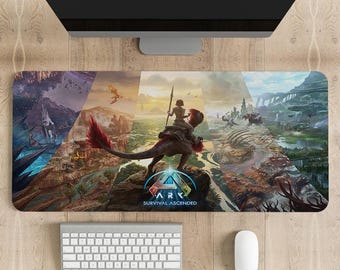 Ark Survival Evolved Mauspad: Personalisierte Gaming Schreibtischmatte