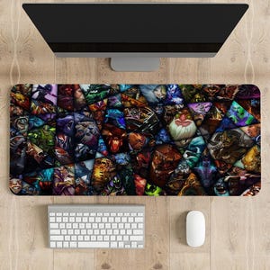 Dota 2 Mauspad | Verschiedene Größen Personalisierter Druck | Gaming Maus Pad | Angepasste Mauspad | Spiel, Anime, Schreibtischmatte