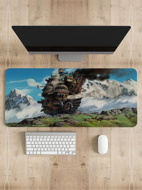 Howl's Moving Castle Mouse Pad: Anime Gaming Desk Mat