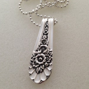 Silver Pendant. Jubilee 1953. Spoon Pendant. Silverware Jewelry.