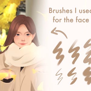 25 pennelli / Set di pennelli Glossy Jelly Procreate: Texture morbida per ritratti (download digitale) immagine 2