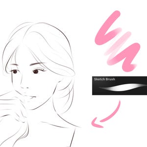 15 pinceaux à dessin et croquis Procreate Smooth Anime Style pour iPad, lot de pinceaux pour illustration de personnages, ensemble Procreat, dessin numérique image 7