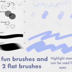 25 pennelli / Set di pennelli Glossy Jelly Procreate: Texture morbida per ritratti (download digitale) immagine 8