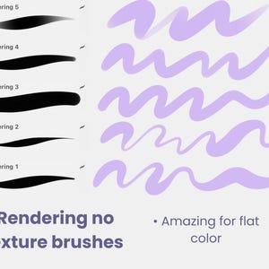 30 borstar | Procreate hårborstar, släta och texturerade hårborstar och stämpelset för porträtt, karaktärs- och animekonst, Procreat iPad-borstar bild 8