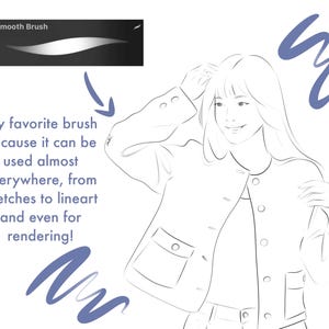 25 pennelli / Set di pennelli Glossy Jelly Procreate: Texture morbida per ritratti (download digitale) immagine 9