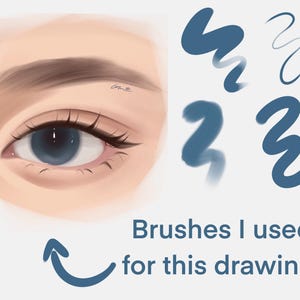 35 Pincéis | Pacote de Pincéis Procreate para Colorir, Renderizar, Lineart e Cabelo - Conjunto de Pincéis para Desenho de Personagens para iPad, Pincéis Procreat imagem 2