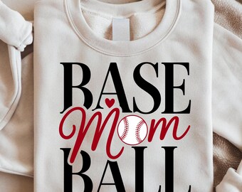 Baseball Mom PNG SVG, Sports Sublimation Design(Digital Download)
