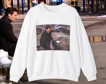 The Office Michael Scott Feeding the Birds, Crewneck Sweatshirt, Quirky Gift, Casual Wear, Humor Apparel, Perfect for TV Show Lovers