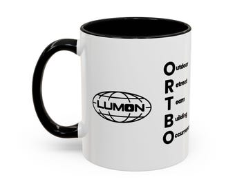 Severance Lumon Industries ORTBO Ceramic Mug with Color Inside, 11oz or 15oz