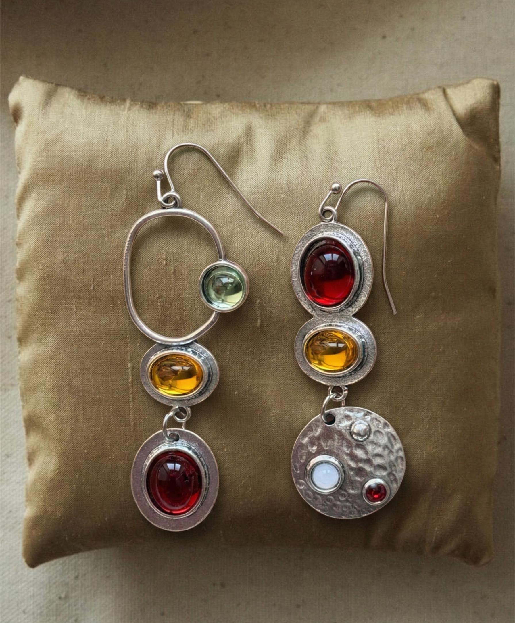 Orecchini Artista In Argento Sterling 925 Con Tavolozza E Pennello – Gioielli Regalo Per Pittori