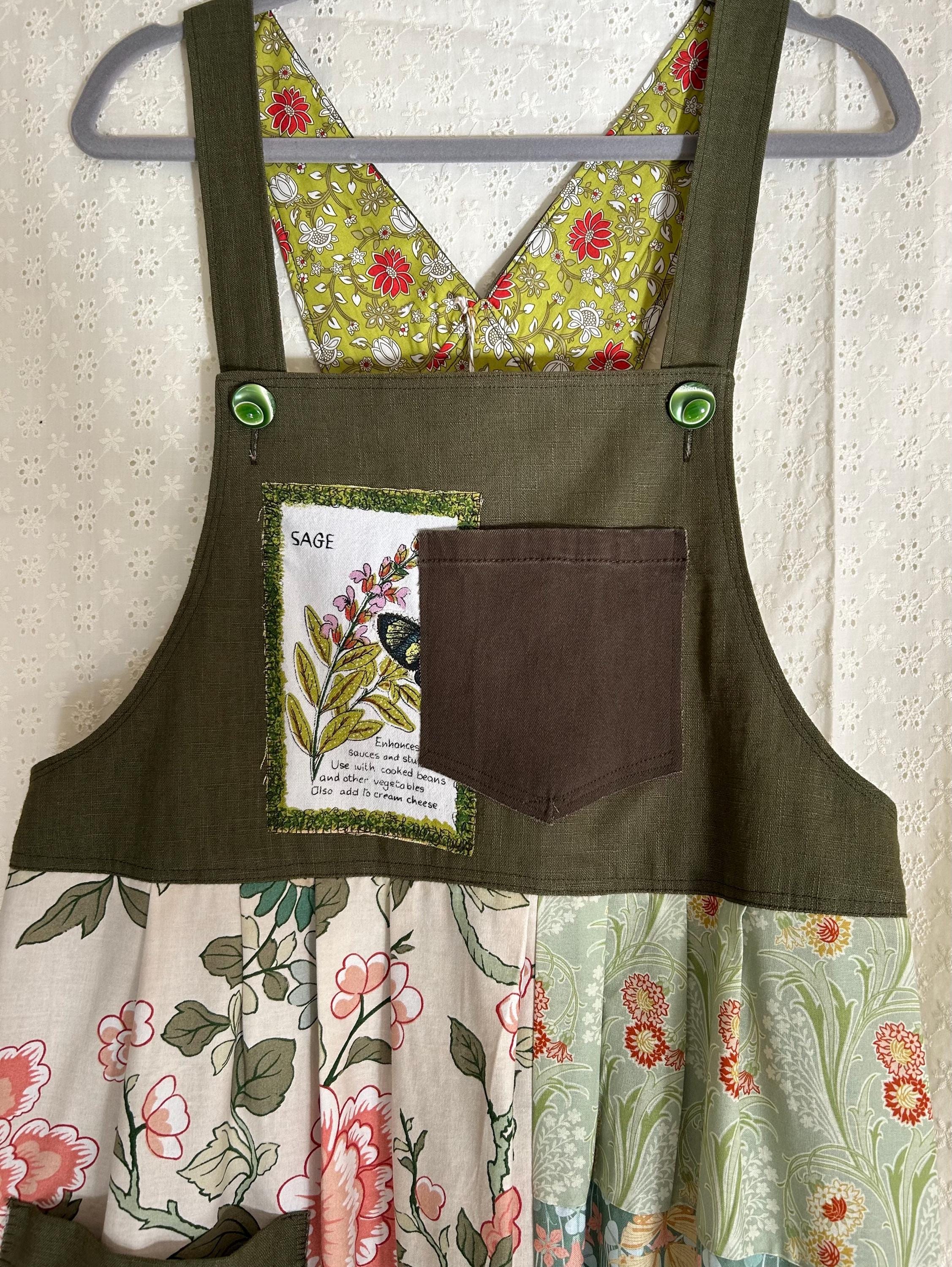 olive green dungaree dress $25 - $50