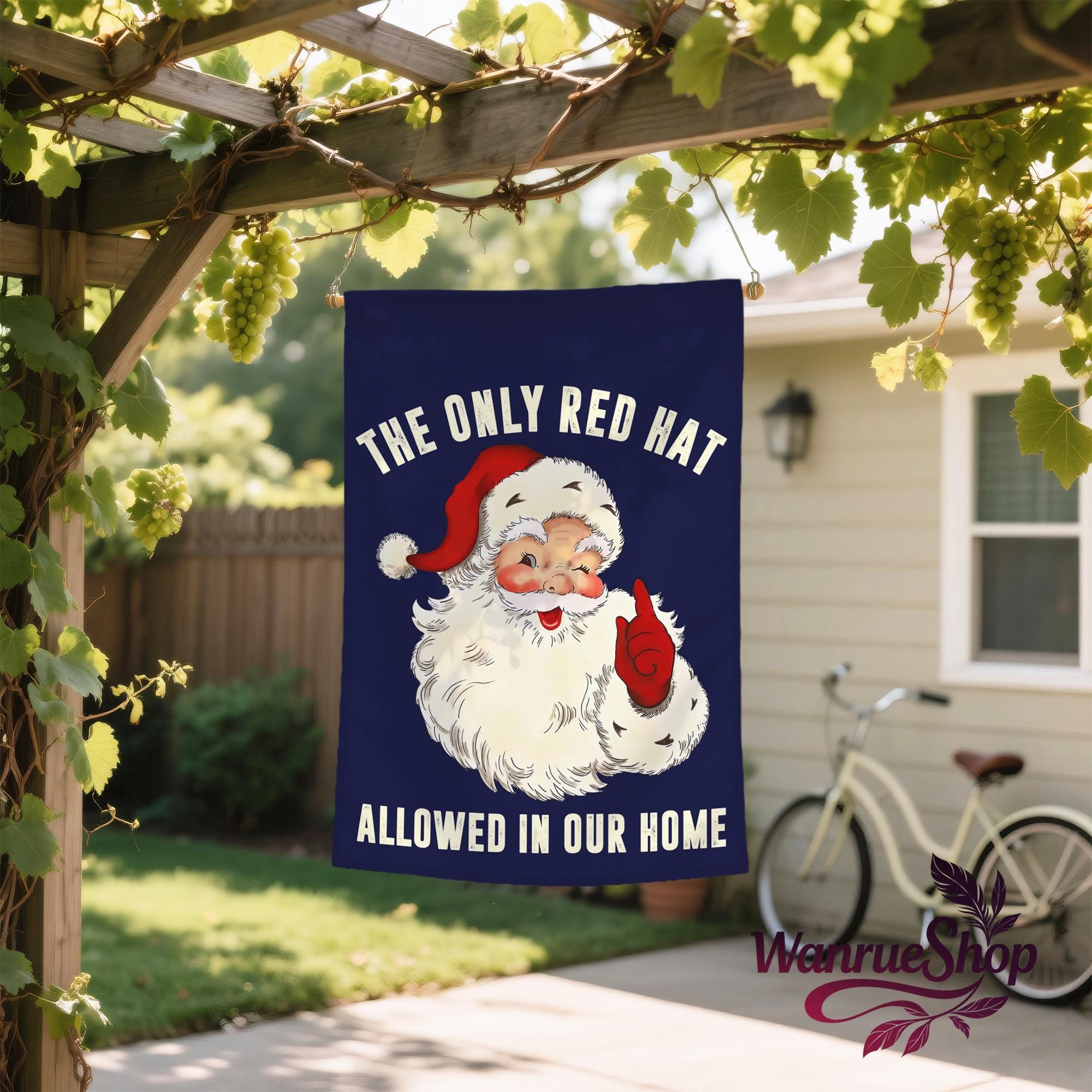 Discover Anti-Trump Garden Flag, Political Yard Banner, Red Hat Decor for Home and Garden