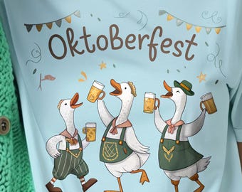 Oktoberfest Tee Shirt Festive Silly Goose Oktoberfest Shirt Festival Tee Silly Goose T-Shirt Beer Festival Shirt Funny Beer Party Shirt