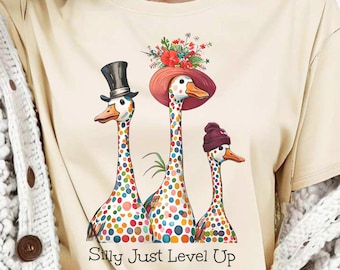 Dumme Gänse T-Shirt: Lustiges Tier T-Shirt, Gans Liebhaber Geschenk