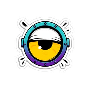 Pegatinas para exteriores llamativas y vibrantes, calcomanías impermeables para computadora portátil, automóvil, teléfono, regalo de vacaciones, arte divertido, decoración infantil