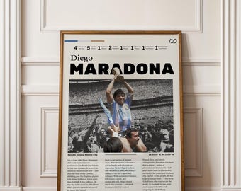 ディエゴ・マラドーナ直筆サイン入り写真 - アルゼンチン代表サッカー
