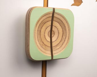 Mid-Century Modern Birch Ply Handles | Curved Concave Cabinet/Wardrobe Pulls | Stylish Minimalist Home Decor | Retro Wood Turned Furniture
