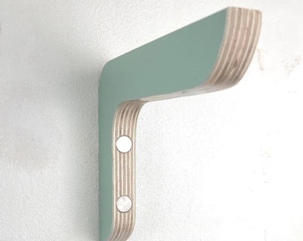 Handmade Birch Plywood Floating Shelf Brackets