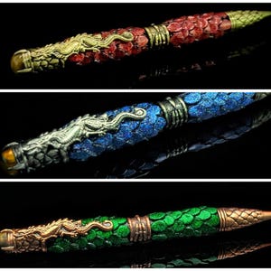 Dragon Scales Ballpoint Pen - Mossfang, Pyraxus, Sapphiran