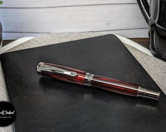 Luxury Handmade Rollerball Pen – German Ebonite – Executive Writing Gift for Collectors & Professionals