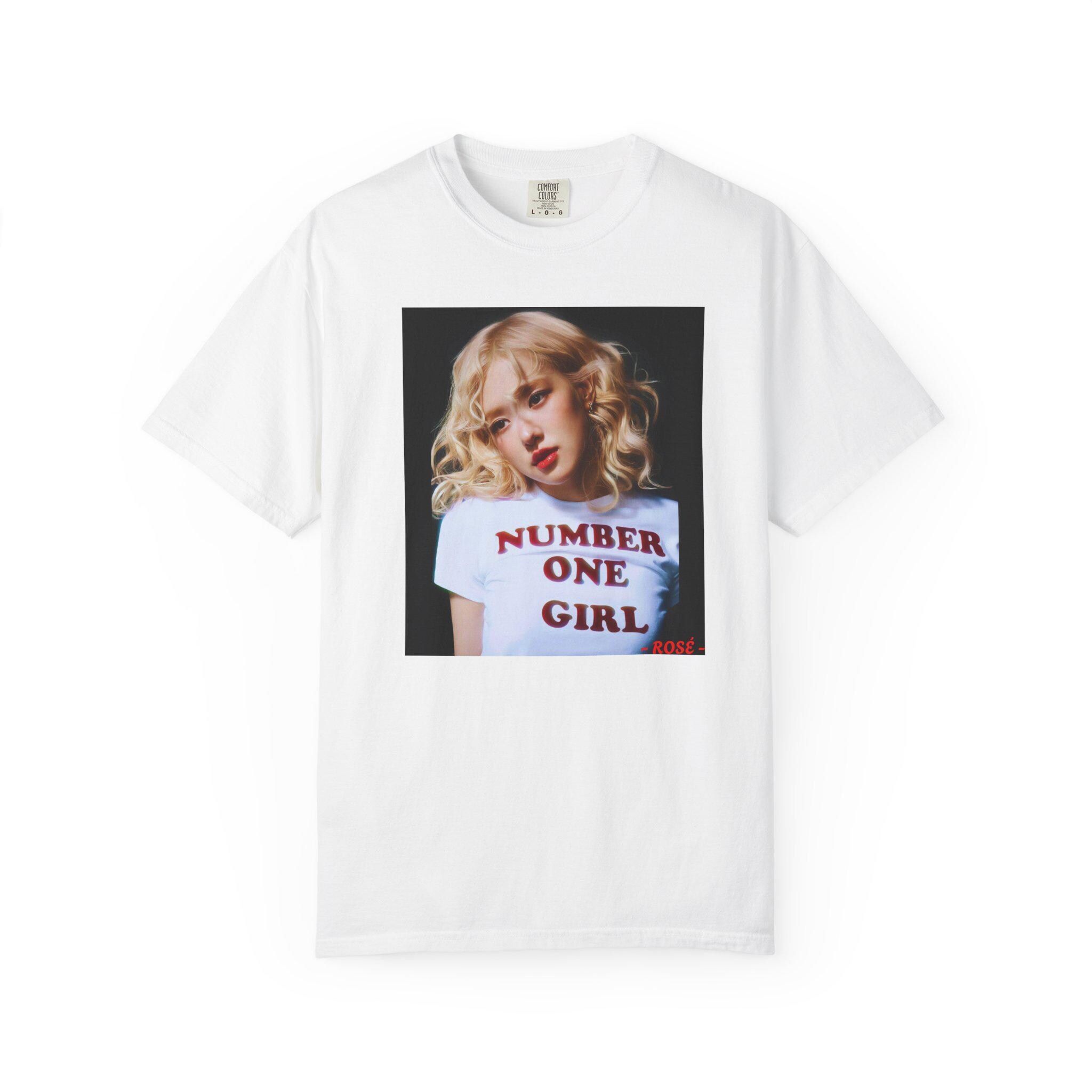 ROSÉ - NUMBER ONE GIRL T-Shirt (Blue) [rosie APT Official MD