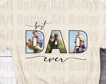 Camiseta personalizada com foto "Papai para Sempre" - Presente personalizado para o Dia dos Pais