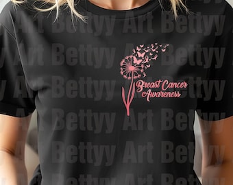 Concientización sobre el cáncer de mama PNG, Diseño de camiseta para sobrevivientes de cáncer, Cinta rosa SVG