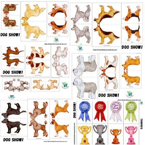 Dog Show Paper Craft | Kids Printable Art Activity (PDF)