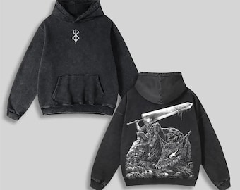Sacrifice Gothic Vintage Style Hoodie, Anime Graphic Manga Shirt