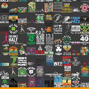 Running Sublimation Bundle, Runner PNG, Running Quotes PNG, Marathon Maniac, Fitness Freak PNG, Sublimation