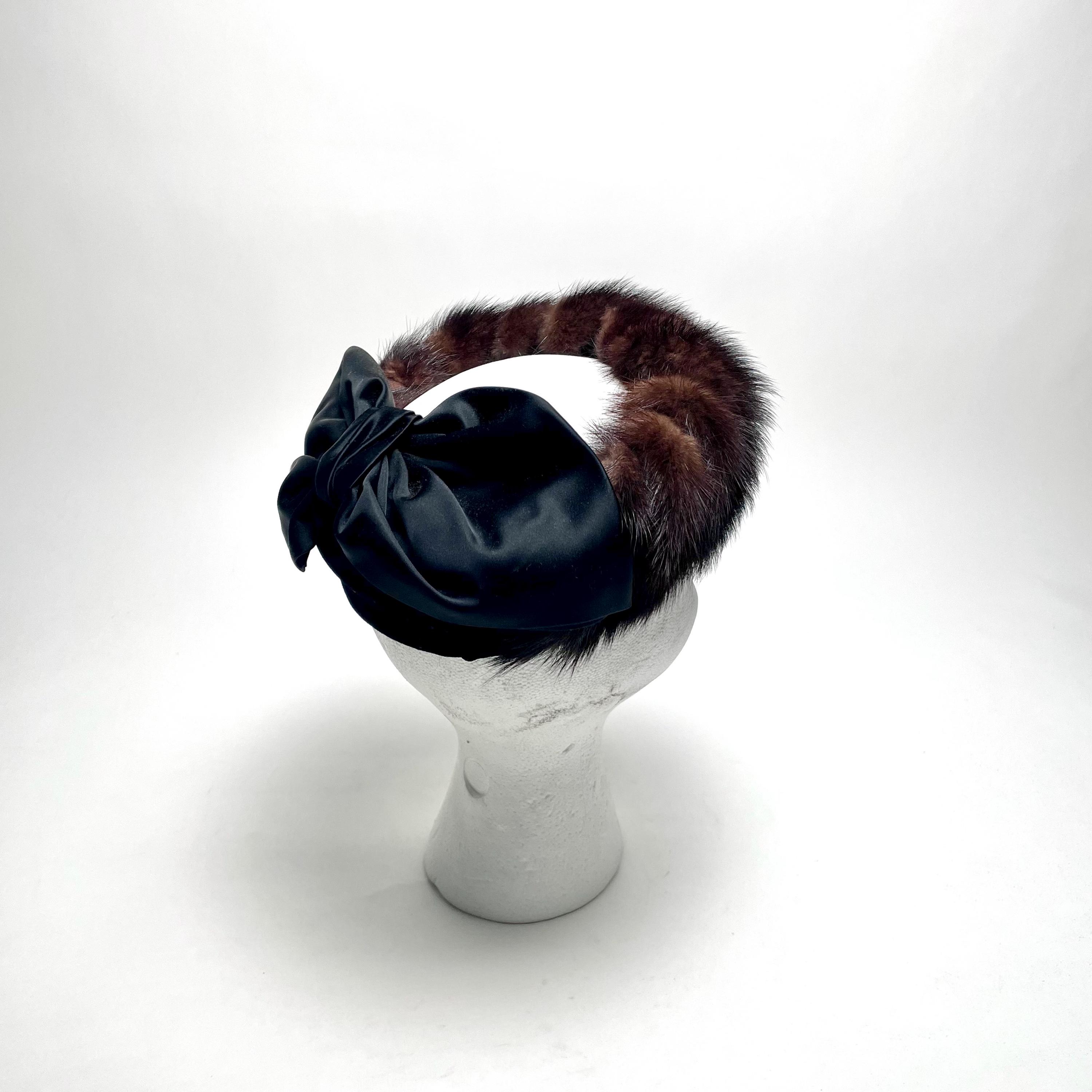 Mink Bow Headband - Etsy display picture 1