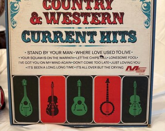Country & Western Current Hits Vinyl Record 33 RPM Stand By Your Man