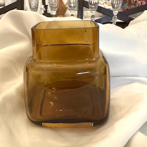 Brown Amber Vase