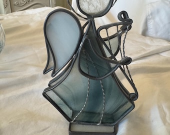 ヴィンテージステンドグラスの天使 - Etsy 日本