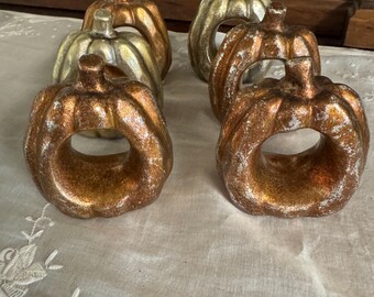 Pumpkin Napkin holders set of 6