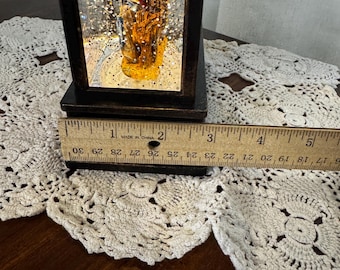 RAZ Imports Nativity Scene Lighted Water Lantern 8" Snow Globe New with tag.